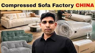 Thumbnail: China Compressed Sofa Factory | Vacuum Sealed Sofa in a Box Manufacturing