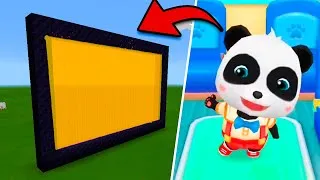 Thumbnail: NEW WAY To Make a PORTAL to BABY PANDA SCHOOL in Craftsman: Building Craft