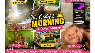 Thumbnail: Grateful morning routine.. healthy snacks .. konjam neram kadhaipoma Tamil…#video 