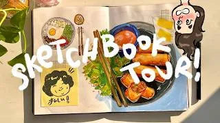 Thumbnail: my first real sketchbook tour ever