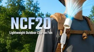 Thumbnail: Clip On. Cool Down.丨Lightweight Outdoor Clip-on Fan丨NITECORE NCF20丨Outdoor