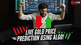 Thumbnail: LIVE Gold (XAUUSD) Price Prediction Using My Proprietary Algo Software.
