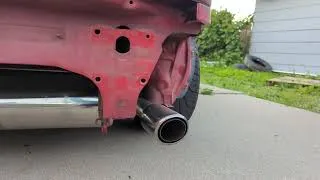 Thumbnail: Racing Beat exhaust on NA Miata