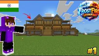 Thumbnail: So I joined the best smp of MCPE Frost 🥶 Fire 🔥 (Hindi Gameplay)