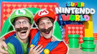 Thumbnail: Mario & Luigi Visit Super Nintendo World In Real Life