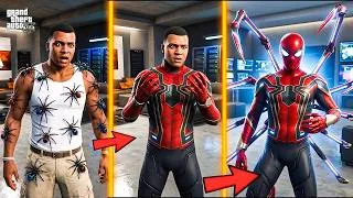 Thumbnail: GTA 5 : Franklin & Shinchan 🤣 Got Bitten by a Giant SPIDER-MAN🕸️ Full Fun #bommalu #gta5telugu #gta5