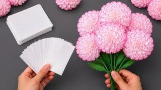 Thumbnail: 🌺 Beautiful Flowers with Tissue Paper! Transform Paper Napkins into Flower ✨ DIY Step by Step