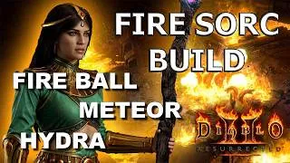 Thumbnail: Diablo 2 Resurrected - Hydra Fire Ball Meteor Sorceress Endgame Build
