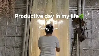 Thumbnail: Productive Day in My Life🌿 Q&A update🫣Slow Living, Home Reset |  cozy vlog 