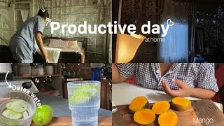 Thumbnail: Productive Day at home🌧️| Cooking🥘 Cleaning & Spending Time With My Dogs Reset day🏡