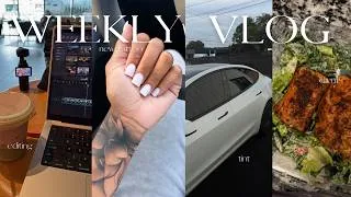 Thumbnail: Vlog | New Tattoo, Got My Windows Tinted, Editing at Starbucks