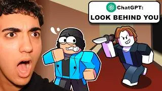 Thumbnail: Playing MM2, But AI HELPS ME..