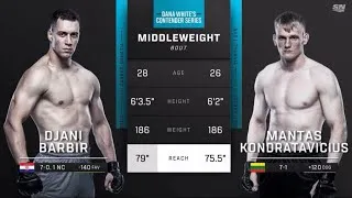 Thumbnail: Djani Barbir vs Mantas Kondratavicius HIGHLIGHTS