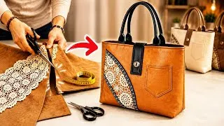 Thumbnail: ✂️ Sew Your Own Leather Bag | Step-by-Step Tutorial