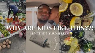 Thumbnail: Raising a Toddler is Not Easy 😭| School Season Prep, New School Bag, Market Runs | Nigerian Mum Vlog