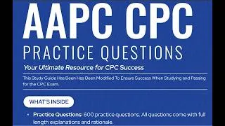 Thumbnail: AAPC CPC PRACTICE QUESTIONS  50 Questions Part 1