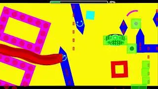 Thumbnail: "super probably level" Hitboxes & Player Trail | Geometry Dash Comparison
