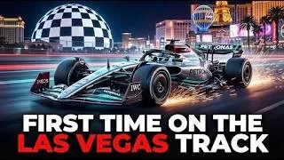 Thumbnail: Taming the 2025 Mercedes F1 Car in Las Vegas! 🎰🏎️