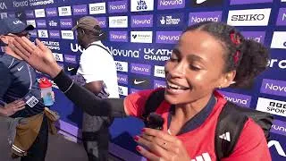 Thumbnail: Jasmine Saywers happy after her win | Novuna British Athletics Championships 2025 | NLTV Athletics