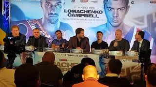 Thumbnail: GEORGE GROVES BELIEVES LUKE CAMPBELL WILL BEAT LOMACHENKO - LOMACHENKO VS CAMPBELL PRESS CONFERENCE
