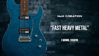 Thumbnail: Fast Heavy Metal Backing Track in Em | BT-302