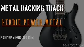 Thumbnail: Heroic Power Metal Backing Track in F♯m | BT-300