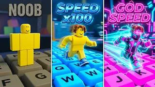 Thumbnail: Mình Từ Người Mới Vượt Qua Tất Cả Stage tại bbno$ World Trong Roblox +1 Speed Keyboard Escape!