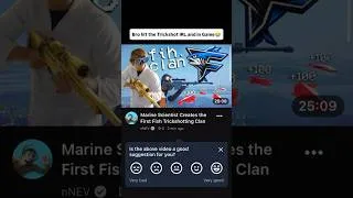 Thumbnail: First Trick Shot Clan in How to Fish 🥹😱 #howtofish #gaming #new #clips #funny
