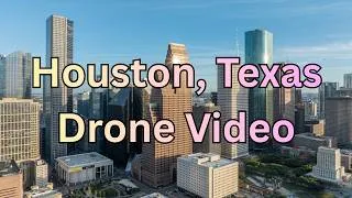 Thumbnail: Houston at Golden Hour - Downtown - High Quality 4k Drone video 2026