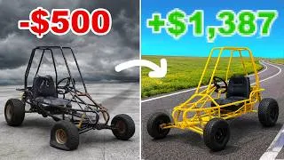 Thumbnail: Flipping Go-Karts until I can afford My DREAM CAR