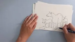 Thumbnail: Timed Sketch Session Practice Lambs, 4 min poses