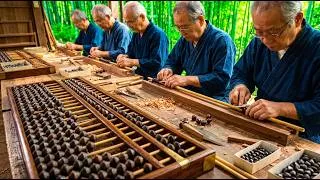 Thumbnail: Millions of Abacus Made by Hand from Bamboo and Wood in Japan - Traditional Japanese Bamboo Crafts