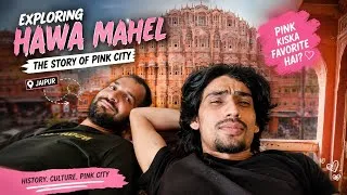 Thumbnail: Hawa Mahal Ki Story 🩷 | Pink Kiska Favorite Hai? 😂 | Jaipur Travel Vlog #jaipur #hawamahal #vlog 