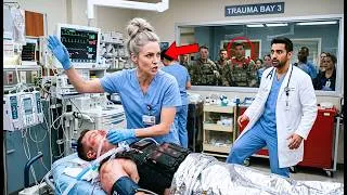 Thumbnail: "She Wore Scrubs by Day—But a Colonel's Salute Exposed Her Secret"