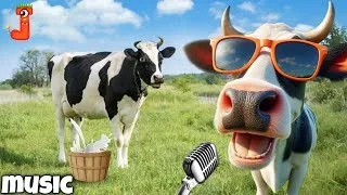 Thumbnail: These Cows So adorable and cute in grass land 😍 |  Cow Videos 