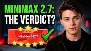 Thumbnail: MiniMax M2.7 IS INSANE! Best Agentic/Coding Model! Beats Opus 4.6 and 50x Cheaper! (Fully Tested)