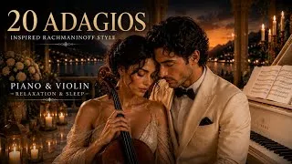 Thumbnail: August 02, 2026 | The Most Romantic 20 Adagios in Rachmaninoff Style |Relaxing Piano, Violin & Cello