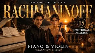 Thumbnail: 15 Emotional Adagios in Rachmaninoff Style | Piano & Violin | Relaxation & Sleep (July 29, 2026)