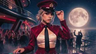 Thumbnail: Dark Retro House 2026 | Midnight Cruise Under the Full Moon