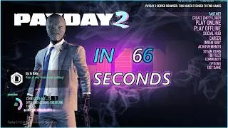 Thumbnail: How to mod Payday 2 In 66 seconds