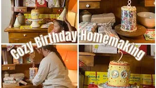 Thumbnail: Cozy Slow Birthday homemaking on a budget with four kids