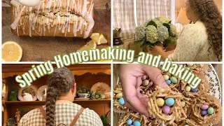 Thumbnail: Spring baking / Antiquing and thrifting / Spring Homemaking for my family of 6
