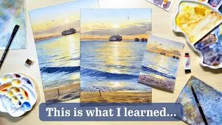 Thumbnail: Painting the Same Piece Three Different Times |  "Edmonds Ferry"