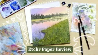 Thumbnail: Testing Etchr's Watercolor Block and Sketchbook | How good are they?