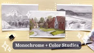 Thumbnail: Three Small Watercolor Studies | My Process, Thoughts and Conclusions