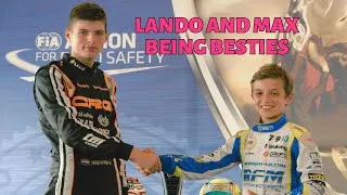 Thumbnail: Max Verstappen and Lando Norris being BESTIES for six minutes straight