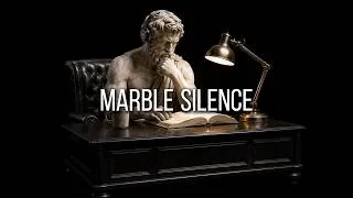 Thumbnail: Remove the Urge to Rush | Soft Drone Minimalism Under White Marble Light