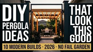 Thumbnail: DIY Pergola Ideas 2026 — 10 Modern Builds That Look Professionally Designed
