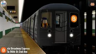 Thumbnail: MTAoR - BMT/IND Lines: 96th Street-2nd Avenue bound R68A (B) Train @ Canal Street