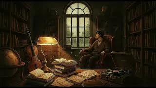 Thumbnail: Lofi Somber Waltz in the Old Library | Slow Cinematic Classical for Reading